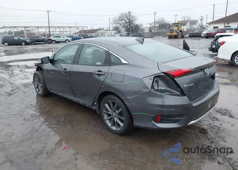 2021 Honda Civic Ex из США, поврежденный, VIN 19XFC1F3XME200714